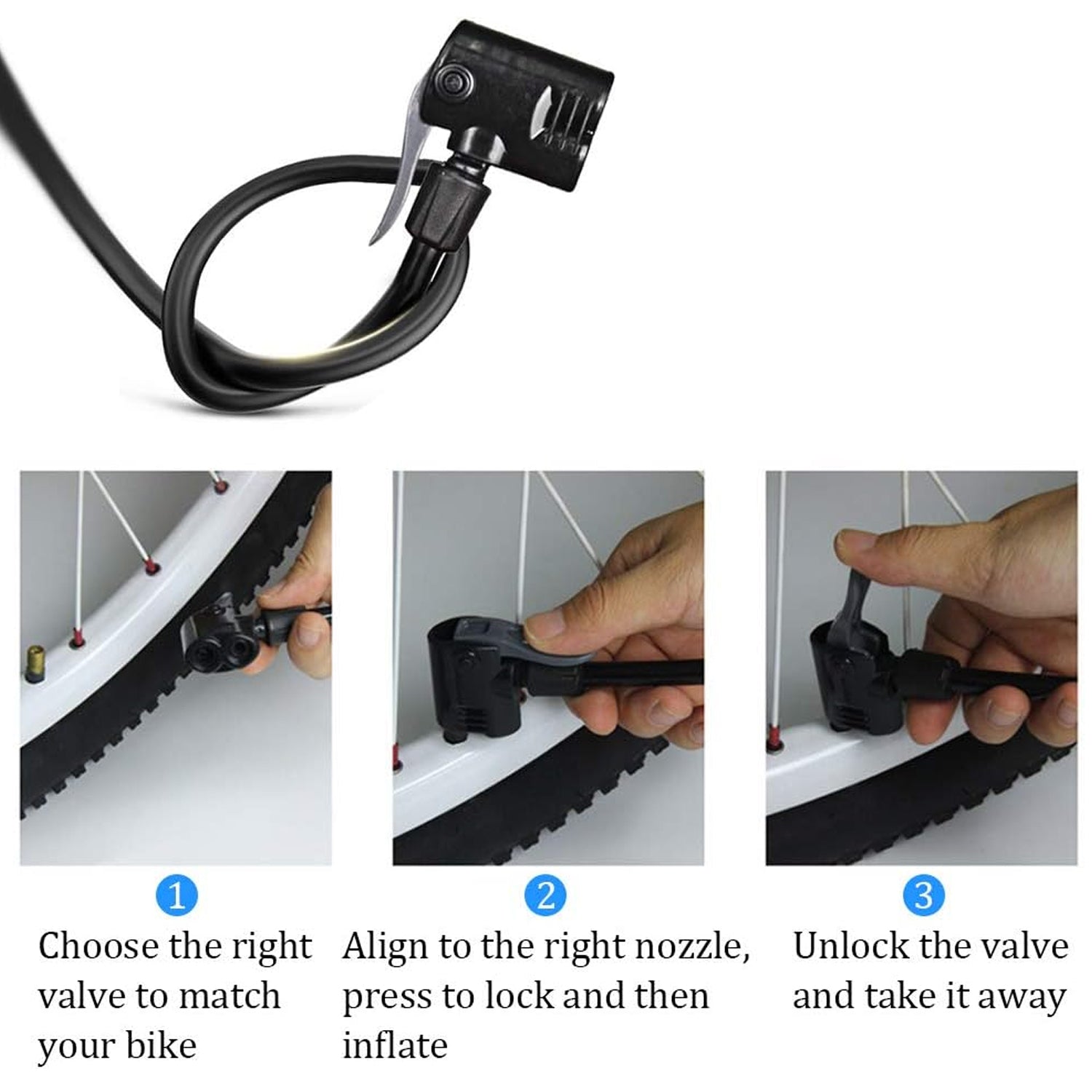 0488A_Mini_Foot_Pump DeoDap 0488A_Mini_Foot_Pump DeoDap